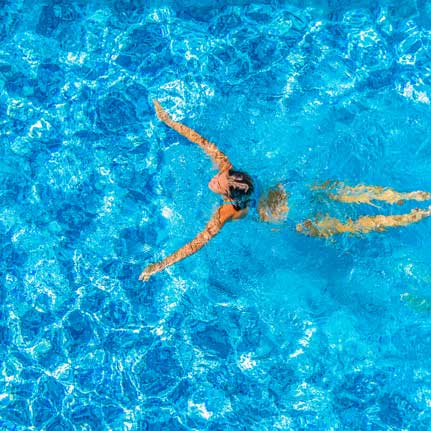 camping piscine Provence avignon